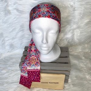 Louis Vuitton Silk Floral multicolor Bandeau